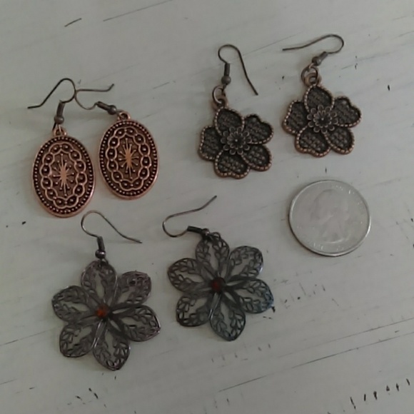 Set of 3 earings - Picture 1 of 4